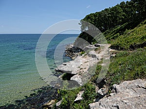 Seascape and rocks near Primorsko photo